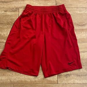 Nike Shorts Size S Men’s Red Vintage Y2K Dazzle Satin Shiny Basketball Swoosh